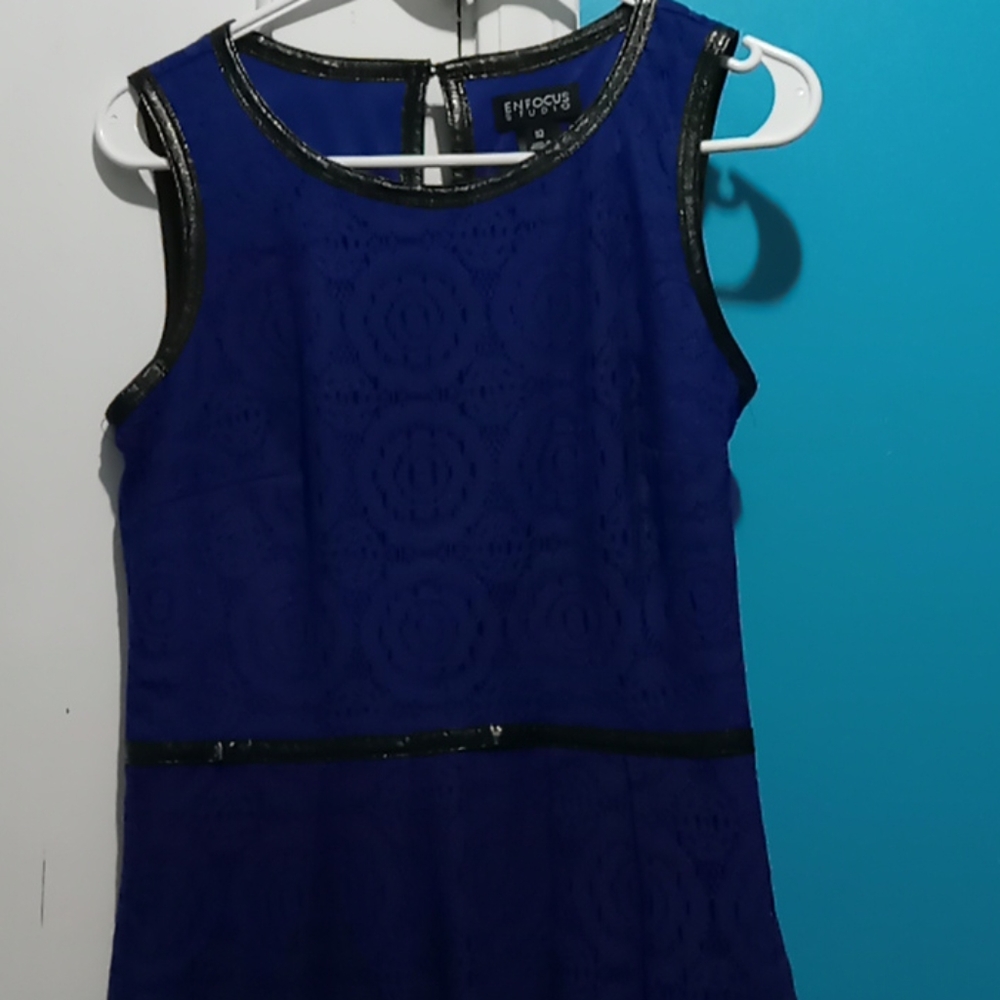 Enfocus blue dress